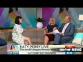 Photo Katy Perry Miley Cyrus Tried Tongue In Kiss Does Weather Report On Australia Sunrise Show