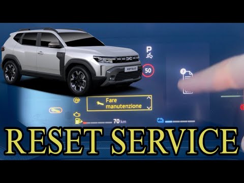 Come eseguire il reset della spia service della Dacia Duster III