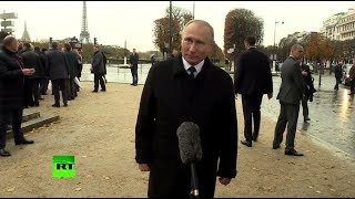 «Это не имеет ничего общего с демократией»: Путин о ситуации с RT во Франции