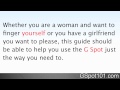 Photo G Spot Massage How To Use Your Fingers To Massage The G Spot