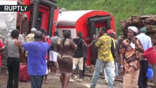 В Камеруне переполненный поезд сошел с рельсов, 53 человека погибли