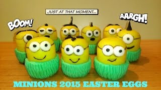 MINIONS 2015 EASTER EGGS PLAY DOH MINIONS 2015 inspired by minions trailer 2015 Huevos de Pascua