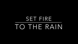 Court Clark - Set Fire To The Rain (Adele Cover)