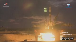 Трансляция пуска РКН «Союз-ФГ» с пилотируемым кораблём «Союз МС-15» 