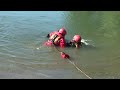 Dolní Benešov: Cvičení hasičů na vodě