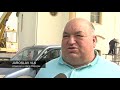Třebom: Instalace zrekonstruovaného kříže