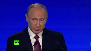 Путин о пропагандистской машине Запада: хотелось бы иметь такую же