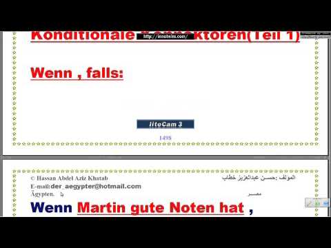 Lektion291a  konditionale Konnektoren أدوات الوصل الشرطية – تعليم اللغة الألمانية