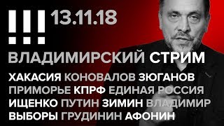 Владимирский стрим (13.11.2018) Россия будет свободной!