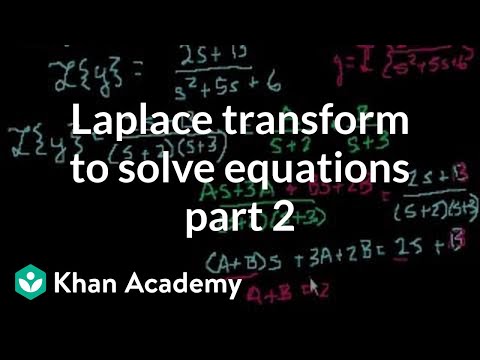 Laplace Transform solves an equation 2