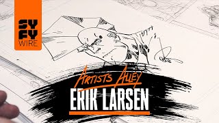 Erik Larsen Sketches Savage Dragon (Artists Alley) | SYFY WIREErik Larsen Sketches Savage Dragon (Artists Alley) | SYFY WIRE