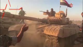 «Ночные охотники» выжигают пустыню перед наступающей сирийской армией