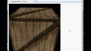 WebGL tutorial, lesson 6 - keyboard input and texture filters