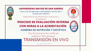 EVALUACIÓN INTERNA CARRERA DE NUTRICIÓN Y DIETÉTICA