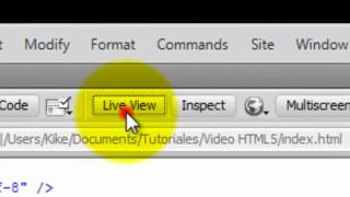 Tutorial Insertar Video en HTML5 con DreamWeaver CS5 [Español]
