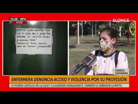 Enfermera denuncia a un vecino por agresiones y amenazas