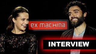 Ex Machina 2015 Interview! Oscar Isaac & Alicia Vikander - Beyond The Trailer