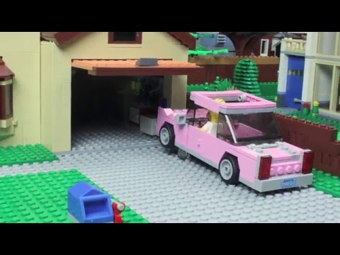 Chiste de sofá de Los Simpson, en forma de fichas (Lego) Chiste de sofá de Los Simpson, en forma de fichas (Lego)
