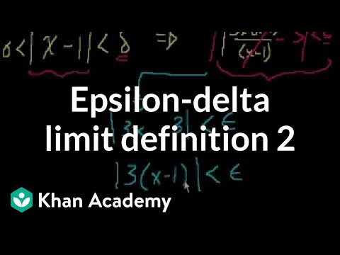 Epsilon Delta Limit Definition 2