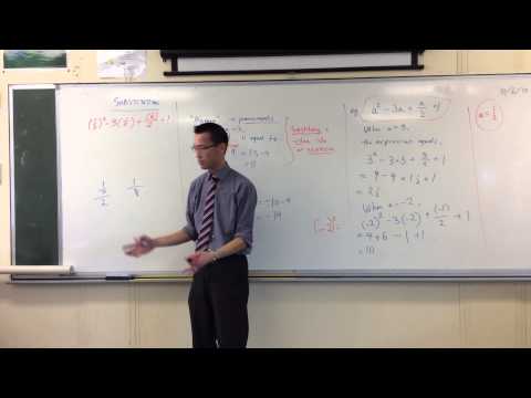 Substituting into an Algebraic Expression (Harder Example)