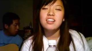 Jen Chung  singing "A Day Late" by Anberlin