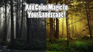 CS5 Photoshop Photo Editing: How to make intense color warm hued : landscape photography