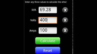 Generator Kva To Amps Chart