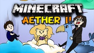 Minecraft Aether II - Ep. 6 w/ Chim, Double, & Clash - WE'RE FALLING APART! (HD)