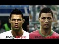 PES 2012 V PES 2013 - сравниваем лица