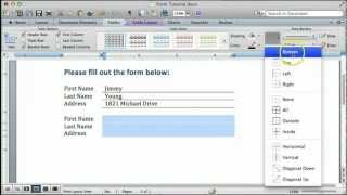 create a fillable form in word for mac 2011