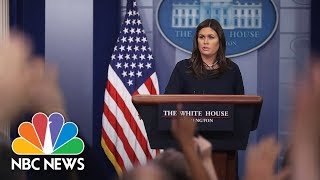 White House Press Briefing - August 1, 2018 | NBC NewsWhite House Press Briefing - August 1, 2018 | NBC News