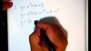 Algebra 2 Graphing Vertex Form