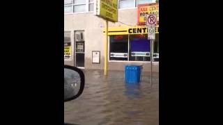 Flooding on 151 st and Stony plain rd Edmonton