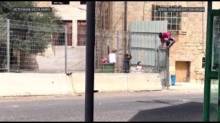 «Это сегрегация»: палестинской девочке пришлось перебираться через построенный Израилем забор