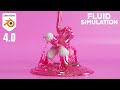 Sticky Liquid Fluid Simulation Blender 4.0  Blender Water Simulation[1]