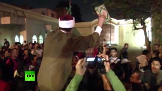 Демонстрации против межрелигиозной розни в Каире
