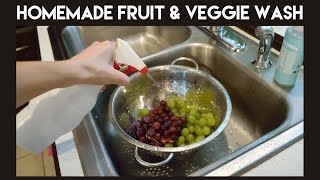 DIY Natural Fruit and Vegetable Wash - Active Vegetarian