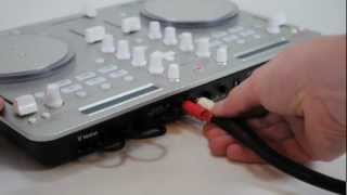 How to setup the Vestax Spin2 DJ Controller and algoriddim djay