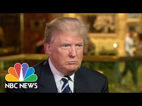 Donald Trump NBC Interview