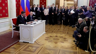 Пресс-конференция по итогам российско-словенских переговоров