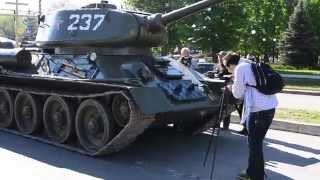 На баррикадах Луганска появилась новая боевая единица, танк Т-34