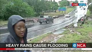 Heavy rains cause havoc in JohannesburgHeavy rains cause havoc in Johannesburg