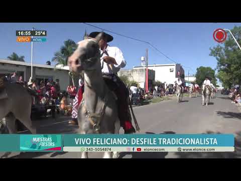 Desfile tradicionalista en la Fiesta Provincial del Ternero