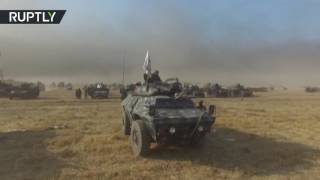 Армия Ирака готовится к наступлению на Мосул: съемка с беспилотника