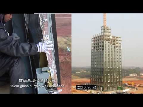 ***30-story building built in 15 days*** Construction time lapse *View Fullscreen*