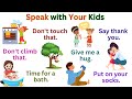 Speak English with Kids  100 Daily Sentences for Kids  Speak English at Home  Phrase