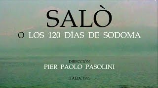 Trailer SALÒ. Pasolini