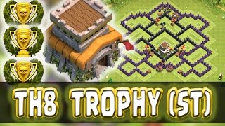 Clash Of Clans | "INSANE" TOWN HALL 8 SOUTHERN TEASER TROPHY BASE" | TH8 Trap/Troll Base