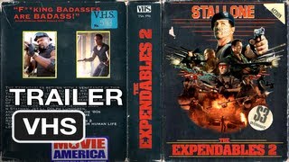 The Expendables 2 Ultimate 80's Vintage Trailer - Sylvester Stallone Movie (VHS BOOTLEG COPY)