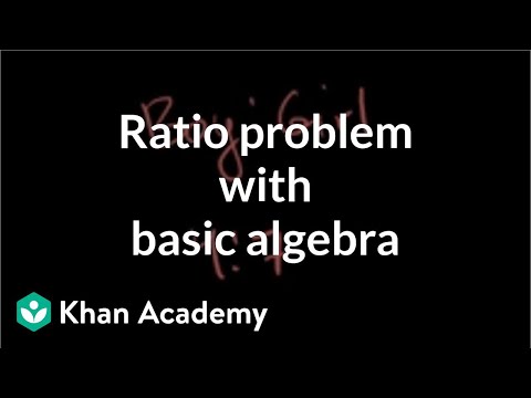 Ratio problem with basic algebra (new HD)